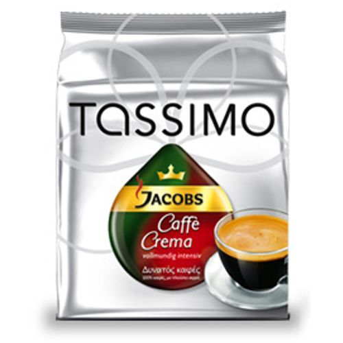 Tassimo T-Discs, Jacobs Krnung, Caff Crema, Vollmundig und intensiv, &, Caffe Crema, Tassimo, neue Verpackung, T-Disk, 